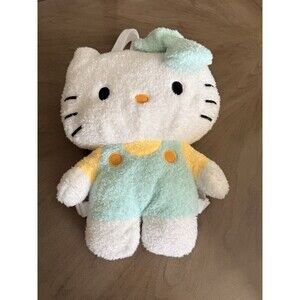 CUTE SANRIO HELLO KITTY PLUSH STUFFED TOY BACKPACK In Color Blue/Yellow